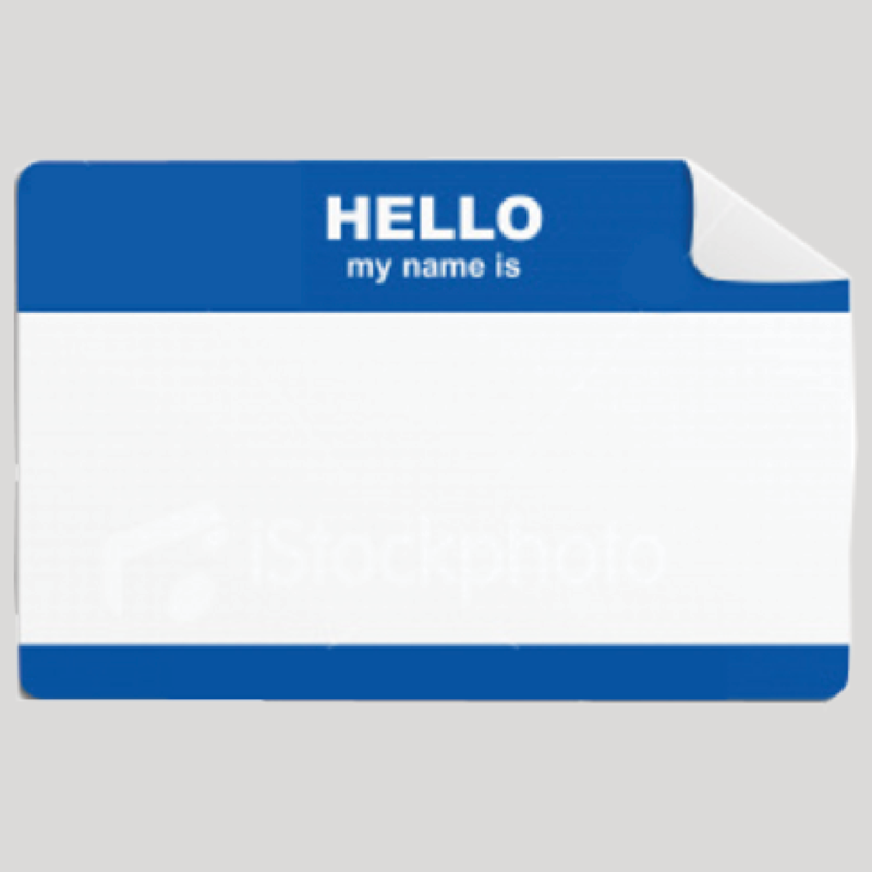 BADGES - Name Labels