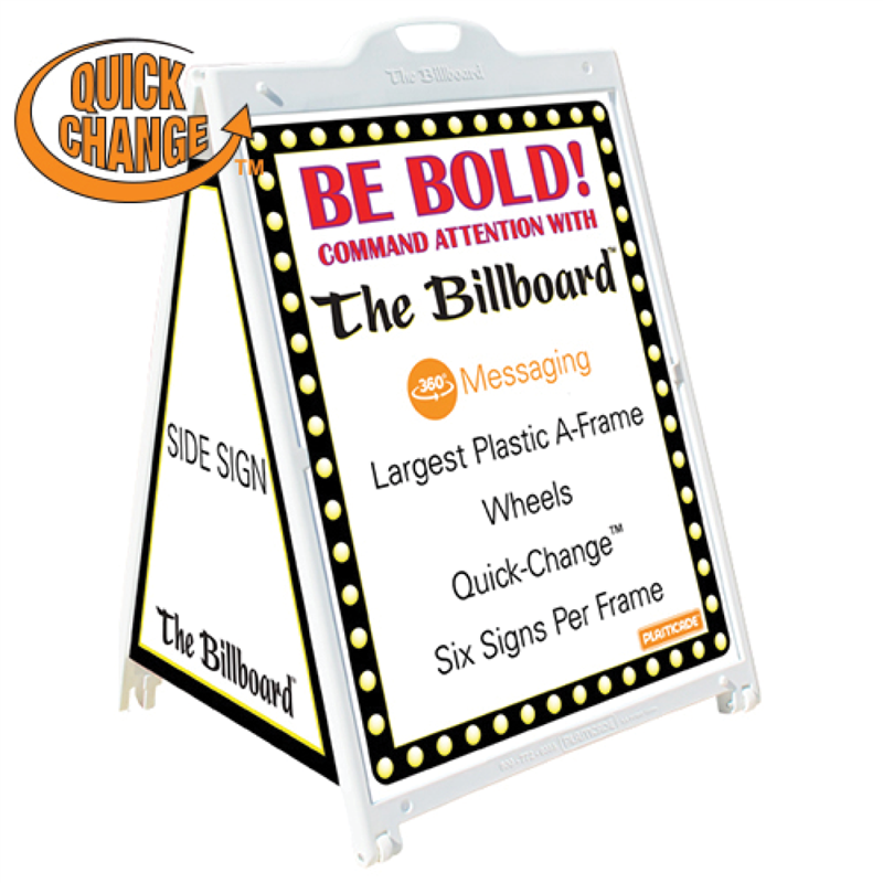HP Large-Format Media | HP PVC-free Double-sided Pole Banner