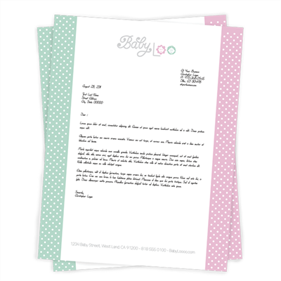 Standard & Bulk Run Letterheads