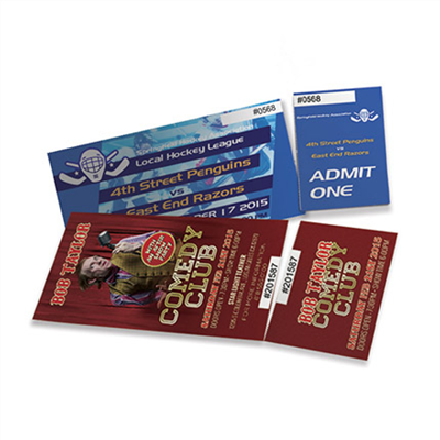 TICKETS - Standard & Bulk Run